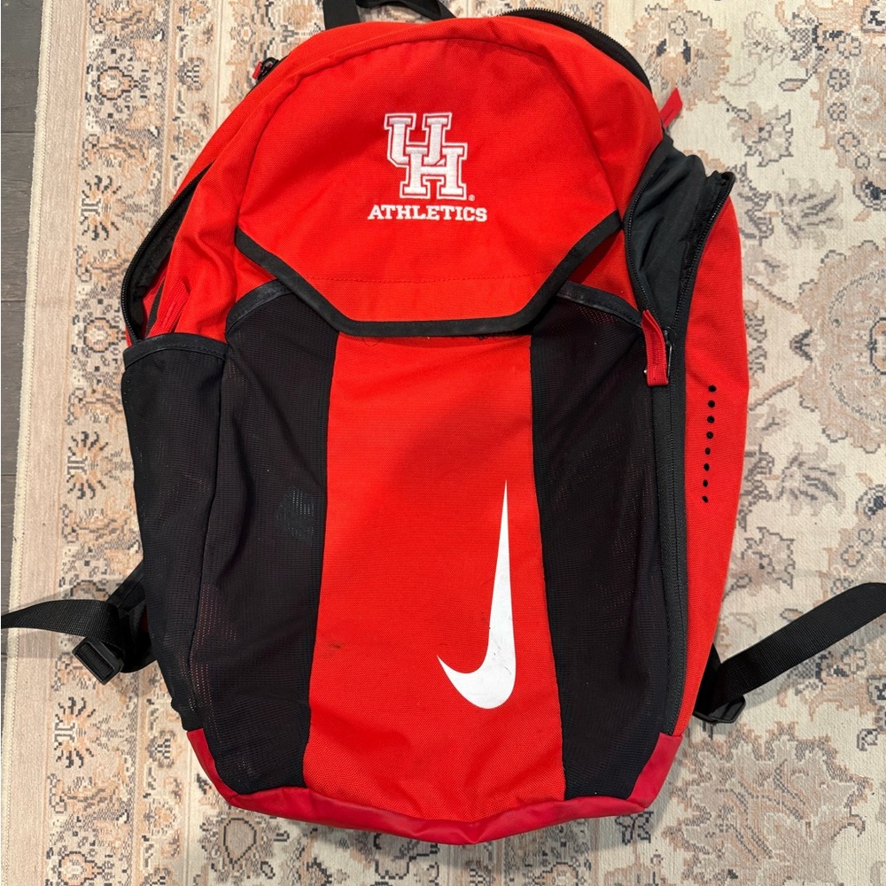 University of Houston Nike Red and Black Sports Backpack